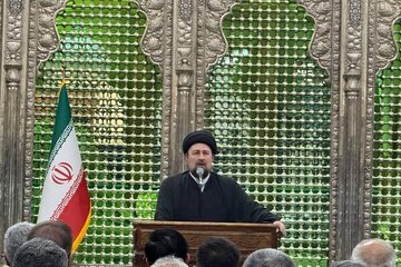سیدحسن خمینی: راه مقابله با رژیم صهیونیستی، قوی شدن است/ اینکه ما در چله بنشینیم و ذکر بگوییم، یک هزارم آن جانبازی یا شهید نیست