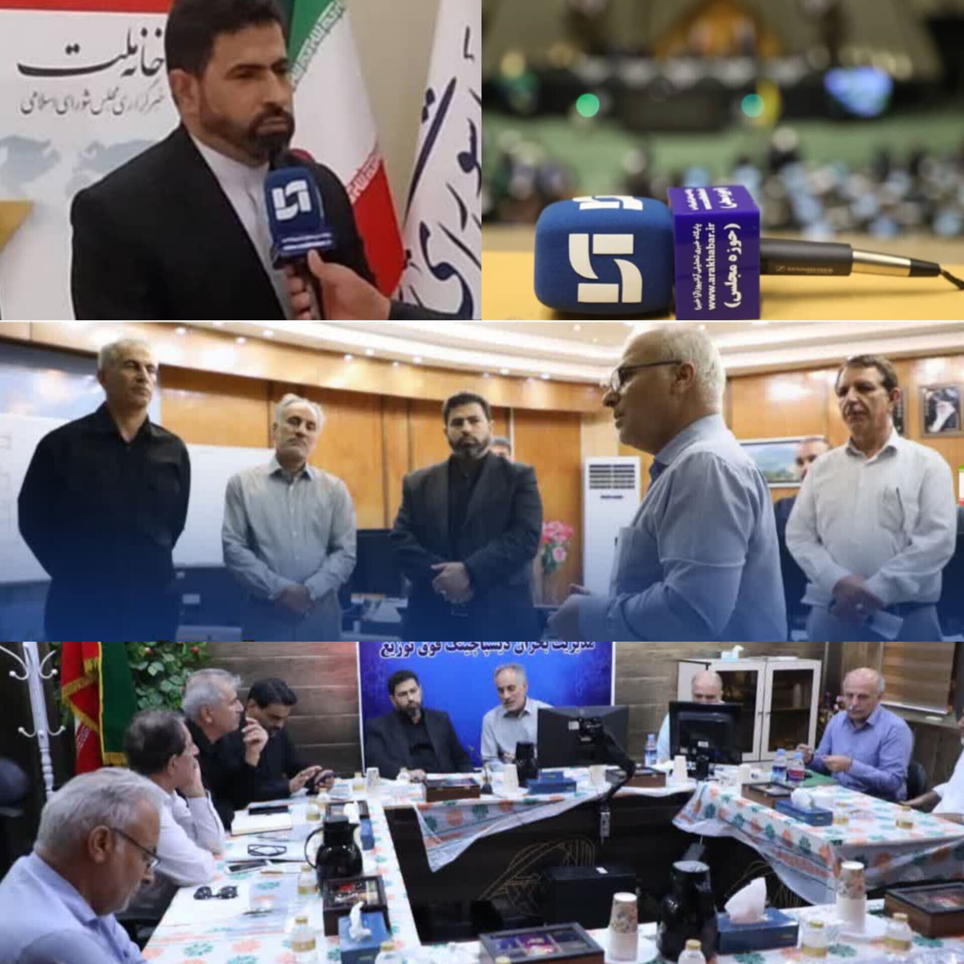 بازدید دکتر محمد کعب‌عمیر، نائب رئیس کمیسیون انرژی مجلس، از مرکز دیسپاچینگ برق فوق توزیع خوزستان
