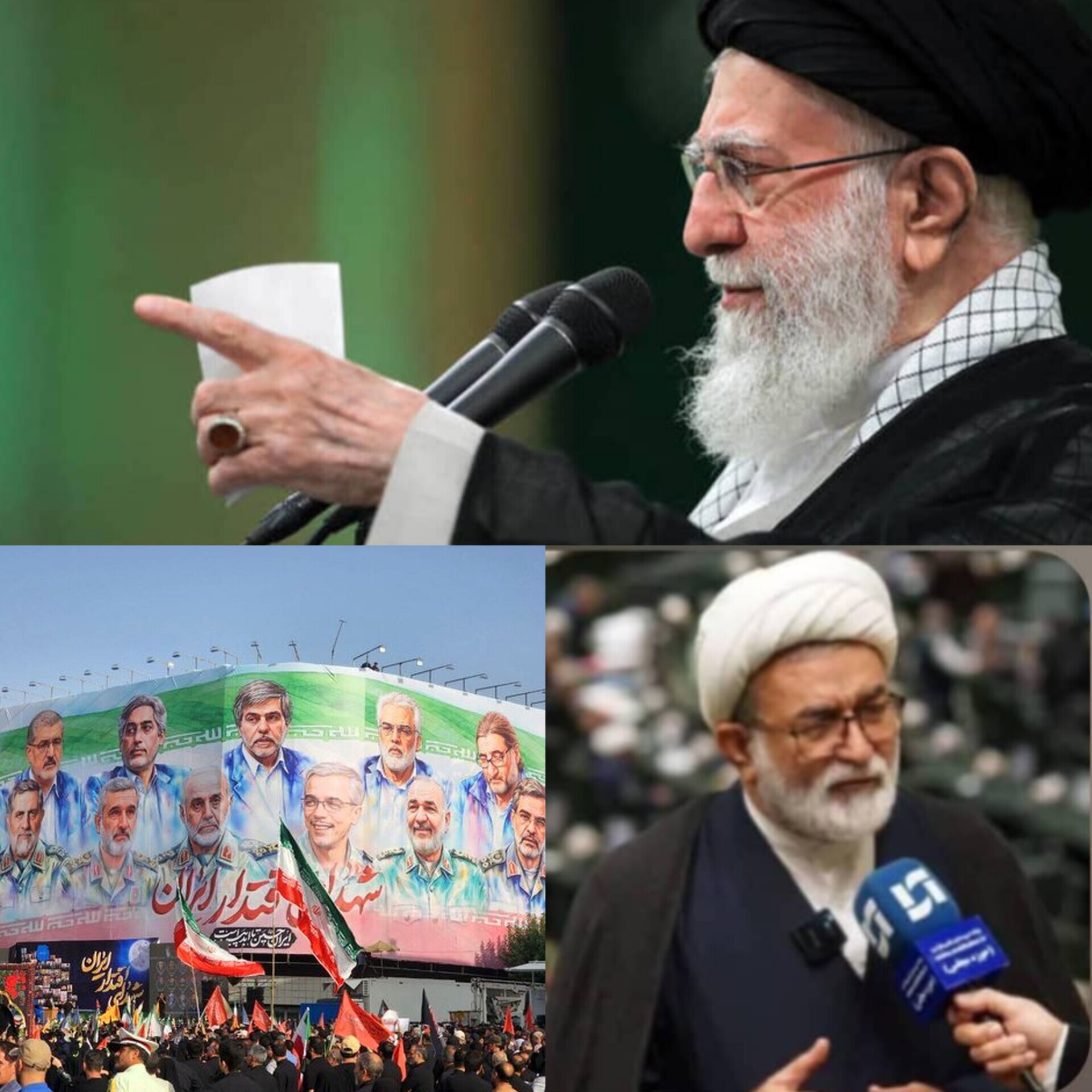 حضور پرشور ملت در تشییع “شهدای اقتدار”: سیلی محکم ایران به دشمنان، پیامی از وحدت و پایداری/لبیک ایران اسلامی به رهبر معظم انقلاب