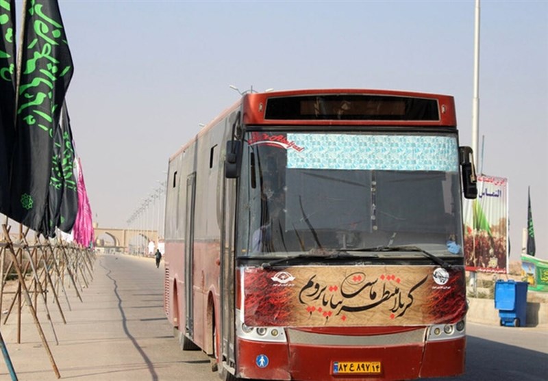 آمادگی ۵۷ شرکت مسافربری چهارمحال و بختیاری برای جابجایی زائران اربعین