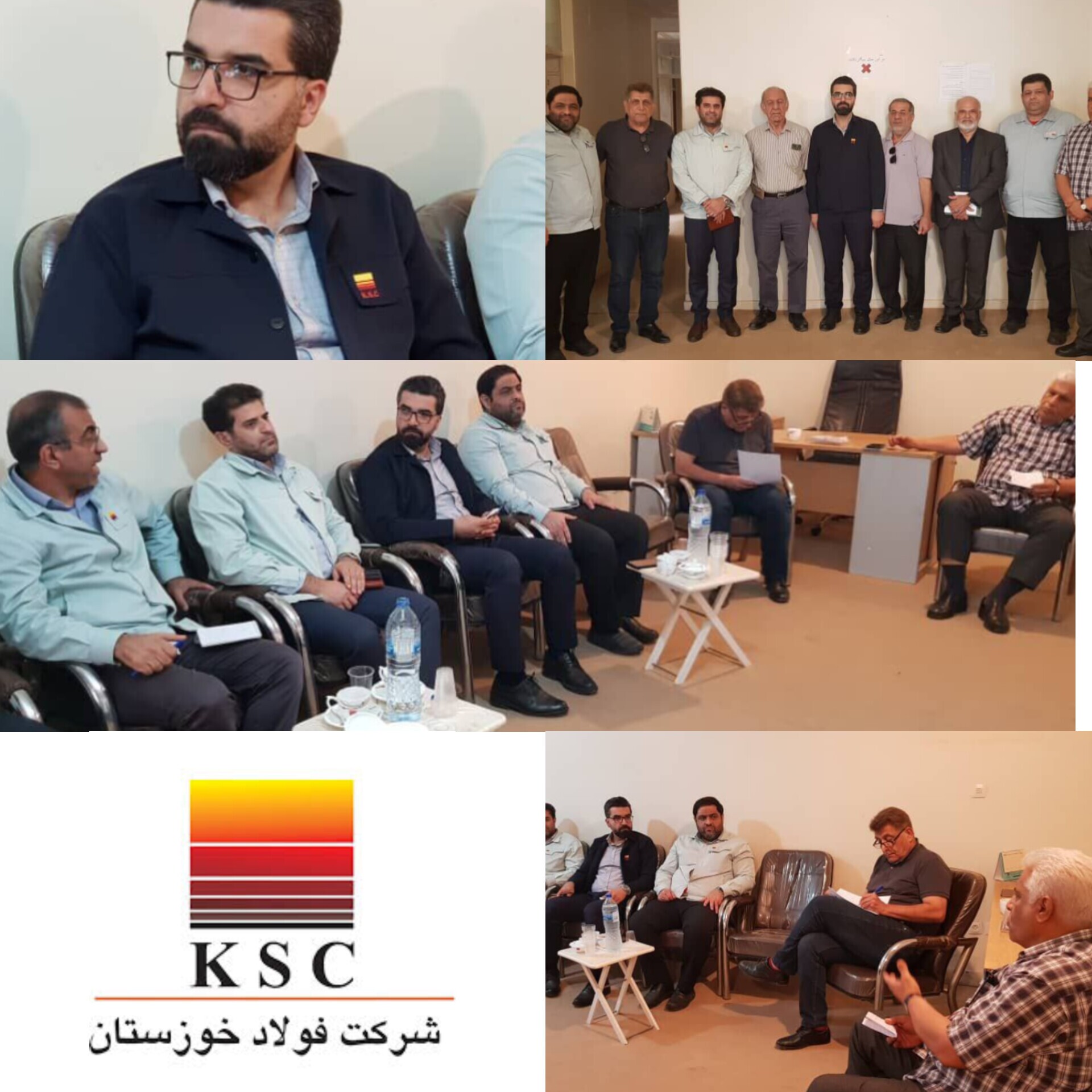 دیدار صمیمانه معاون منابع انسانی و امور اجتماعی با اعضای هیات مدیره کانون بازنشستگان شرکت فولاد خوزستان
