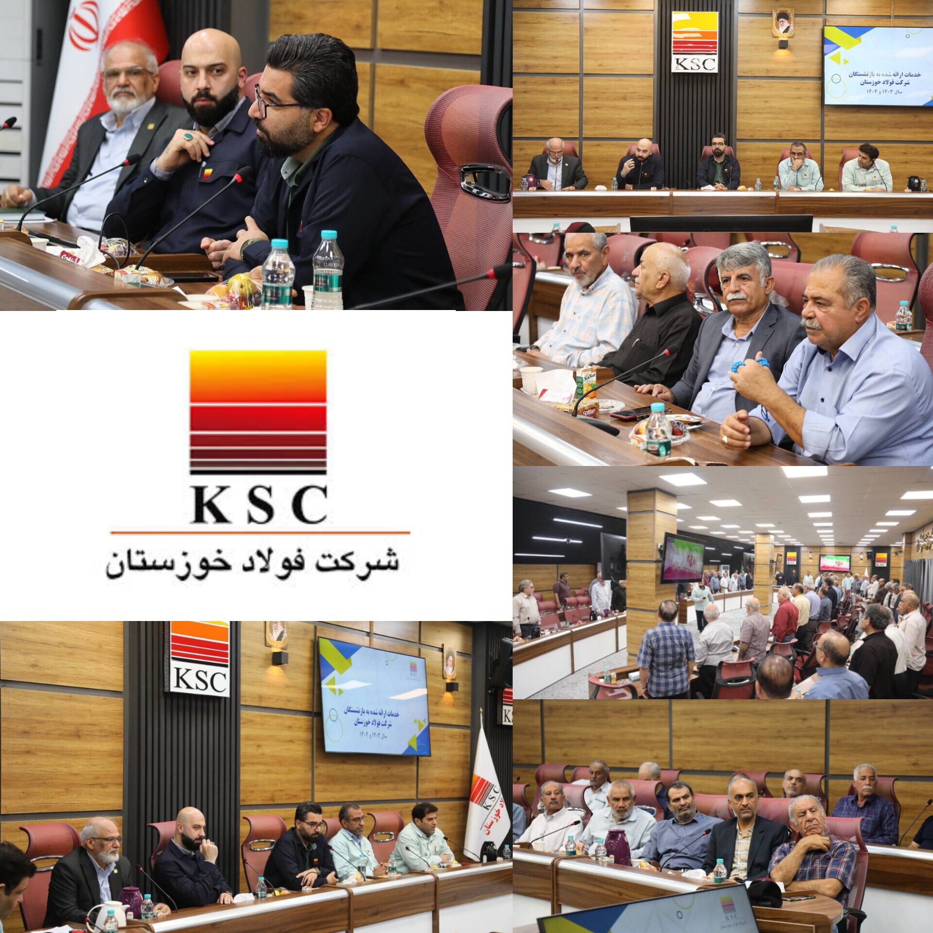 دیدار صمیمانه معاون منابع انسانی و امور اجتماعی با جمعی از بازنشستگان فولاد خوزستان