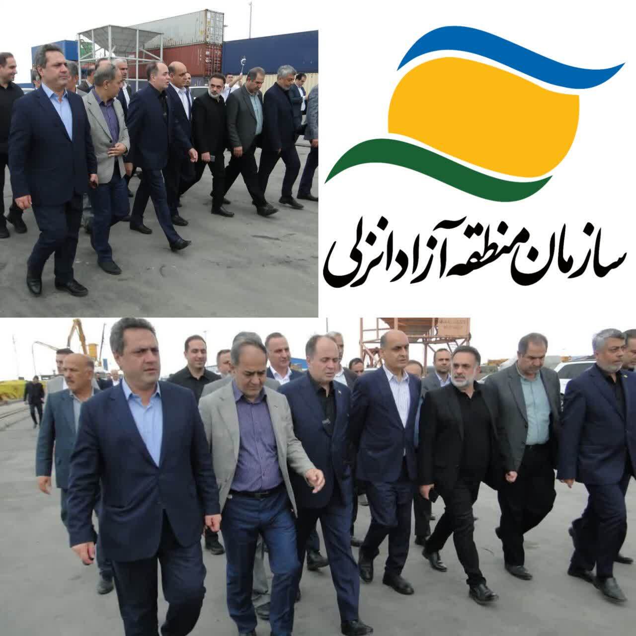 بازدید وزیر جهاد كشاورزی از بندر كاسپین