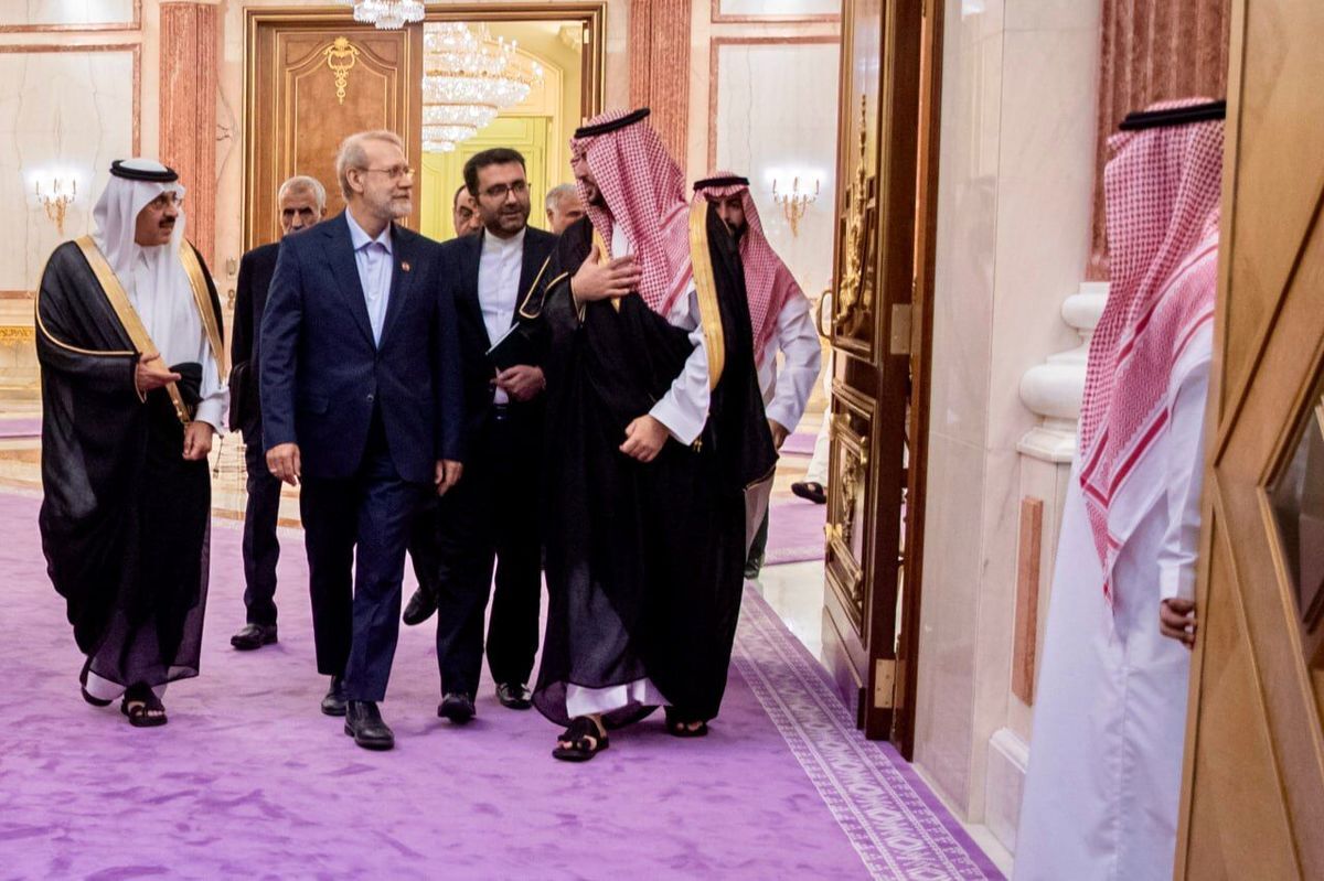 در دیدار علی لاریجانی و بن سلمان چه گذشت؟