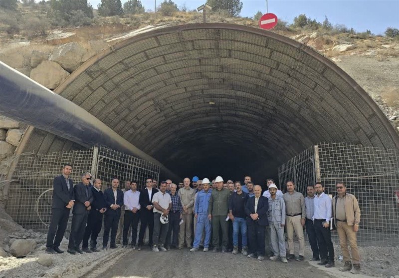 حفاری ۴۲۰ متر از جبهه جنوبی تونل الله‌اکبر درگز