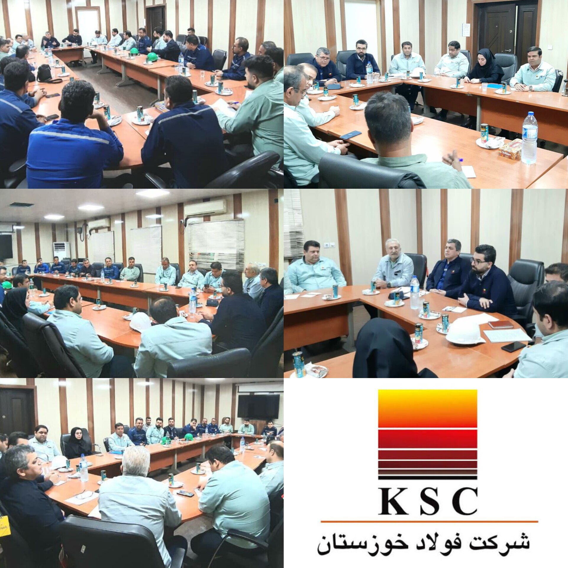در دیدار ۴ ساعته‌ی معاون منابع انسانی و امور اجتماعی و معاون بهره‌برداری شرکت فولاد با کارکنان بخش مواد اولیه صورت گرفت