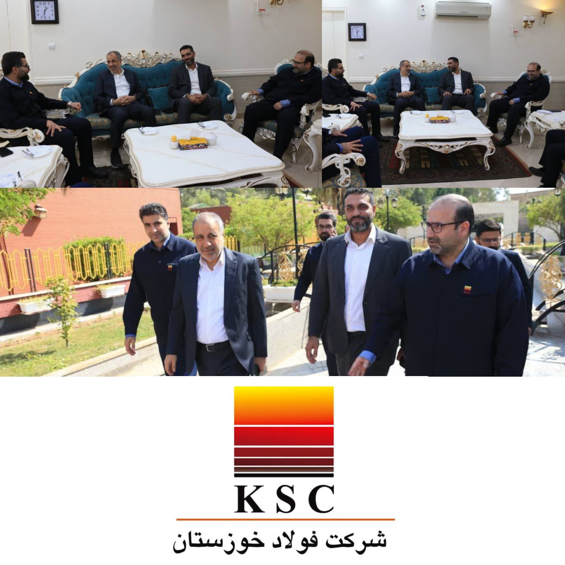 فرماندار اهواز با مدیرعامل گروه فولاد خوزستان دیدار نمود