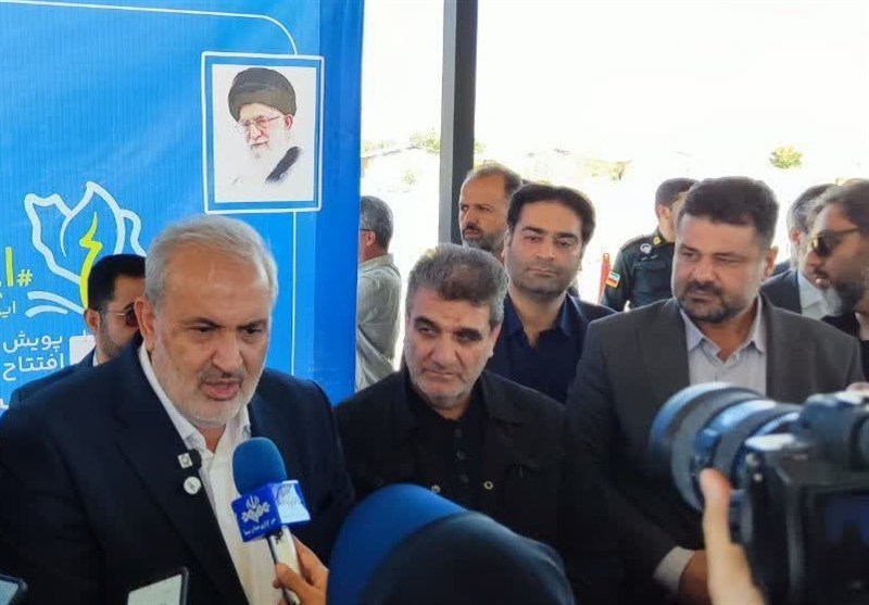 وزیر نیرو از بند انحرافی «سیمین دشت» بازدید کرد