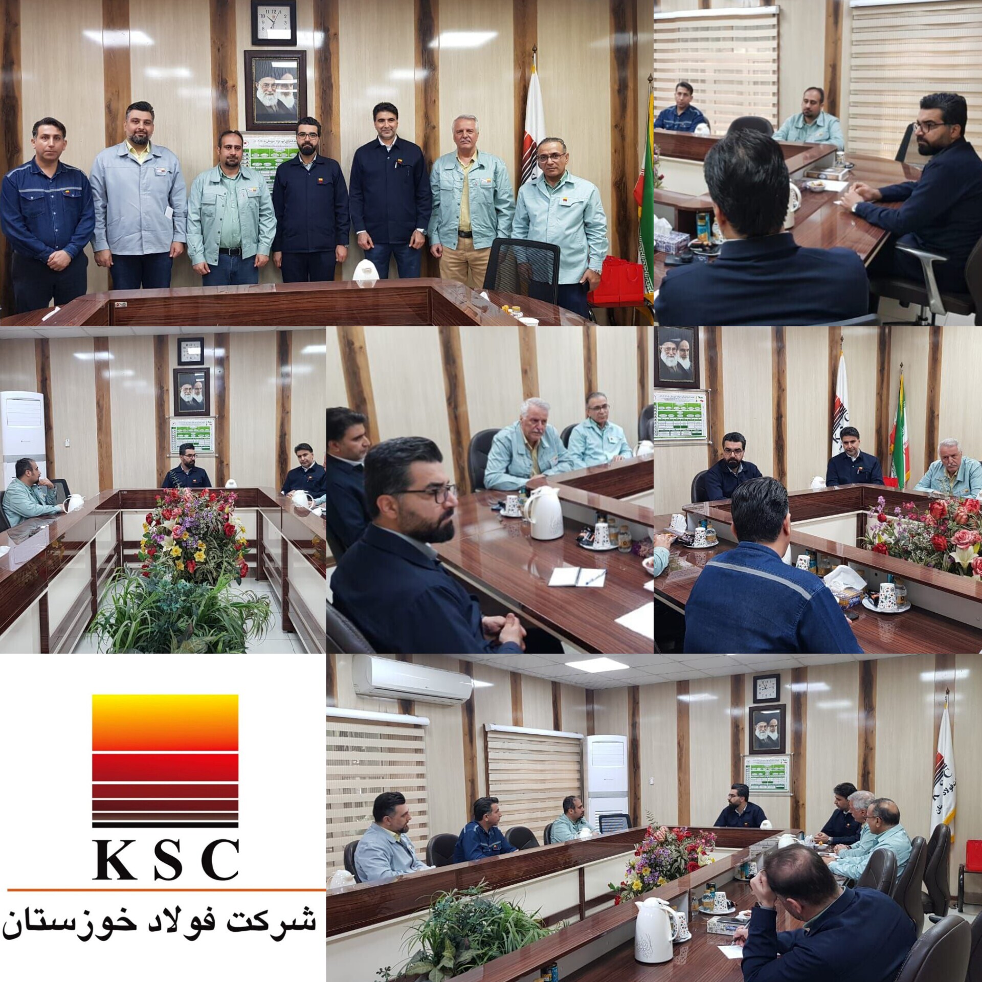 جلسه هم‌اندیشی با جمعی از ارائه دهندگان مقالات در سمپوزیوم فولاد کیش