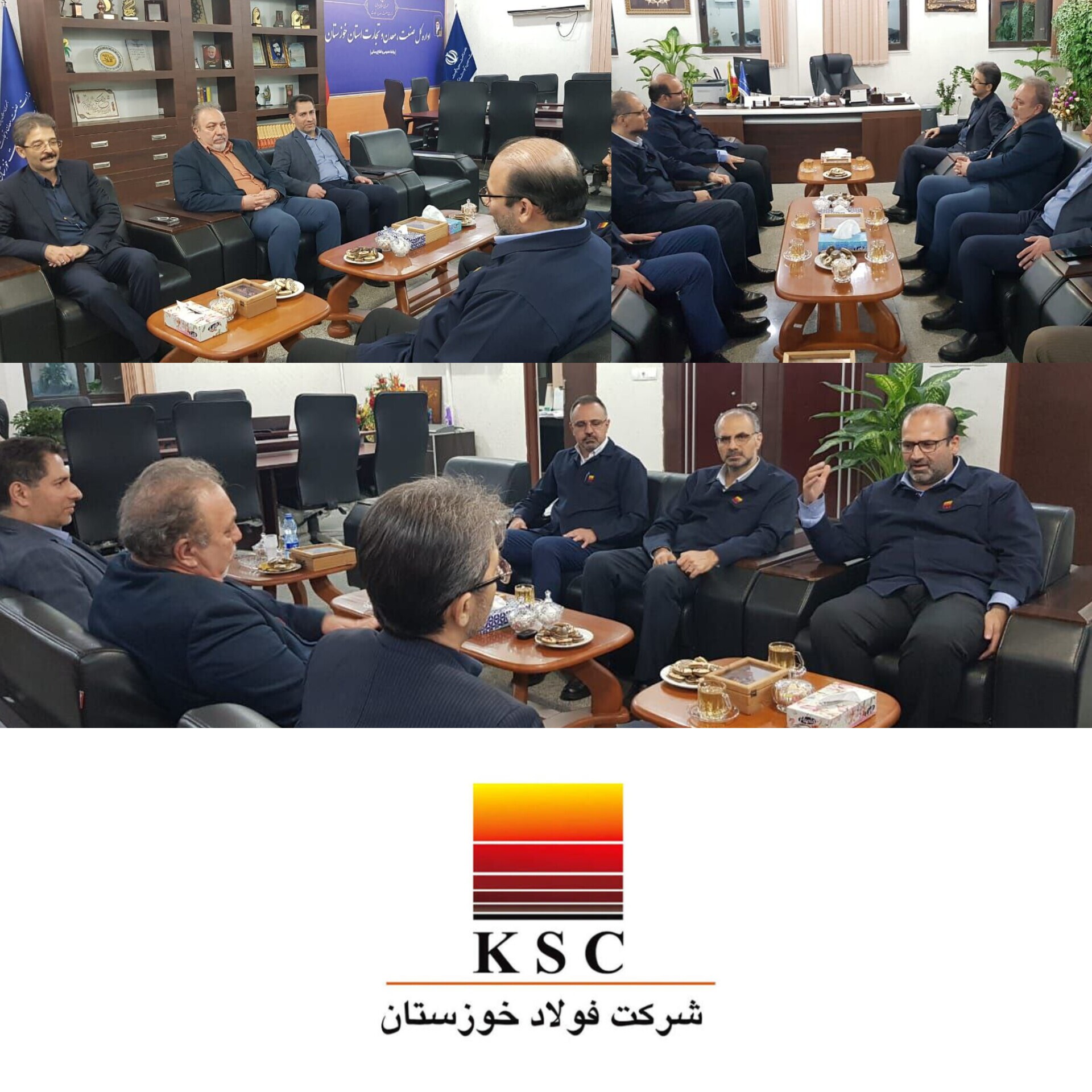 در راستای تعامل بیشتر با سازمان صمت مدیرعامل شرکت فولاد خوزستان با سرپرست سازمان صمت خوزستان دیدار نمود