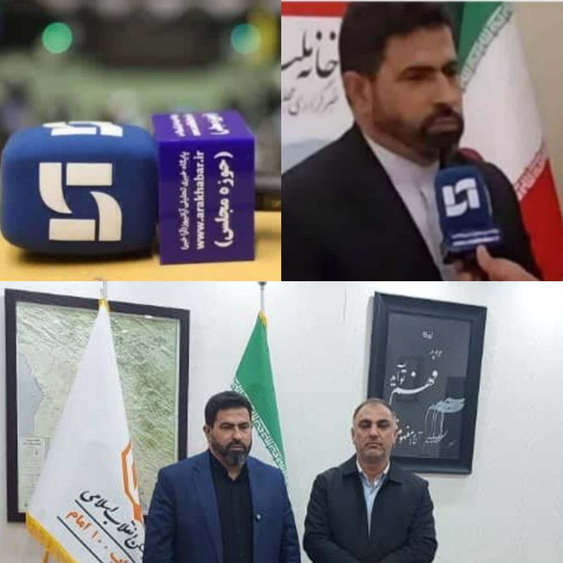 دیدار محمد کعب عمیر، نماینده شوش و کرخه، با محمود اکبری فضلی، مدیر بنیاد مسکن خوزستان؛ پیگیری پروژه‌های مسکن و عمران روستایی