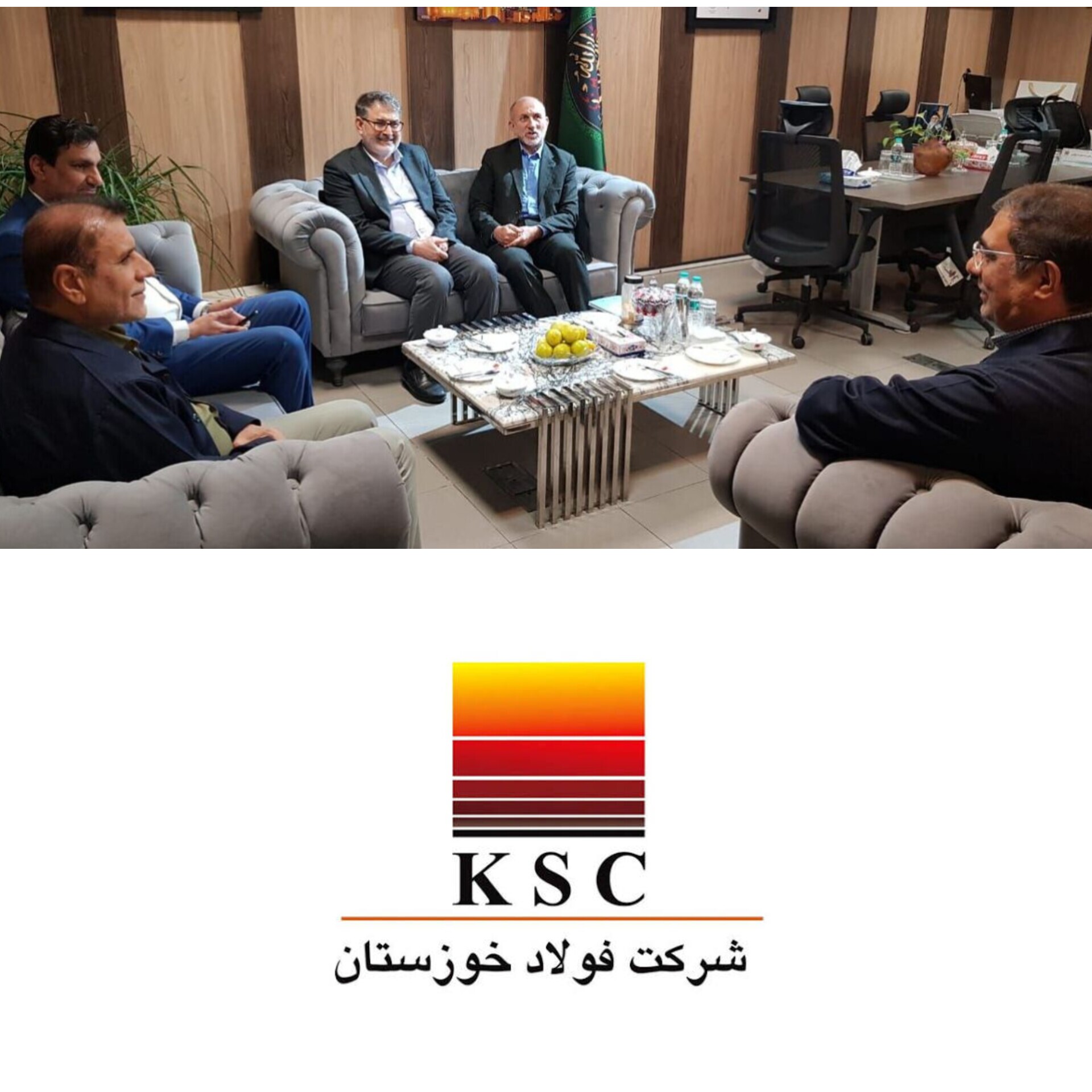 دیدار معاون نماینده ولی فقیه در بنیاد شهید کشور و رییس بنیاد شهید و امور ایثارگران خوزستان با قائم مقام مدیرعامل فولاد خوزستان دیدار معاون نماینده ولی فقیه در بنیاد شهید کشور و رییس بنیاد شهید و امور ایثارگران خوزستان با قائم مقام مدیرعامل فولاد خوزستان