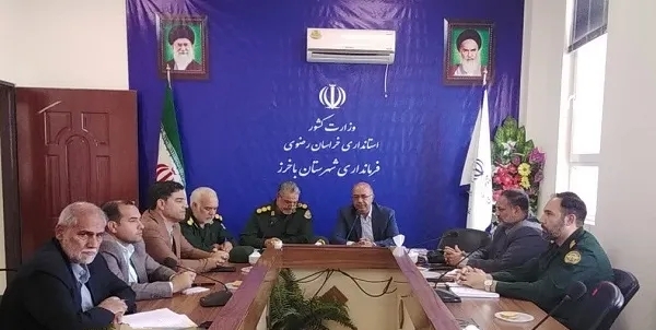 برگزاری نشست شورای هماهنگی حفظ آثار و نشر ارزش‌های دفاع مقدس و مقاومت شهرستان باخرز