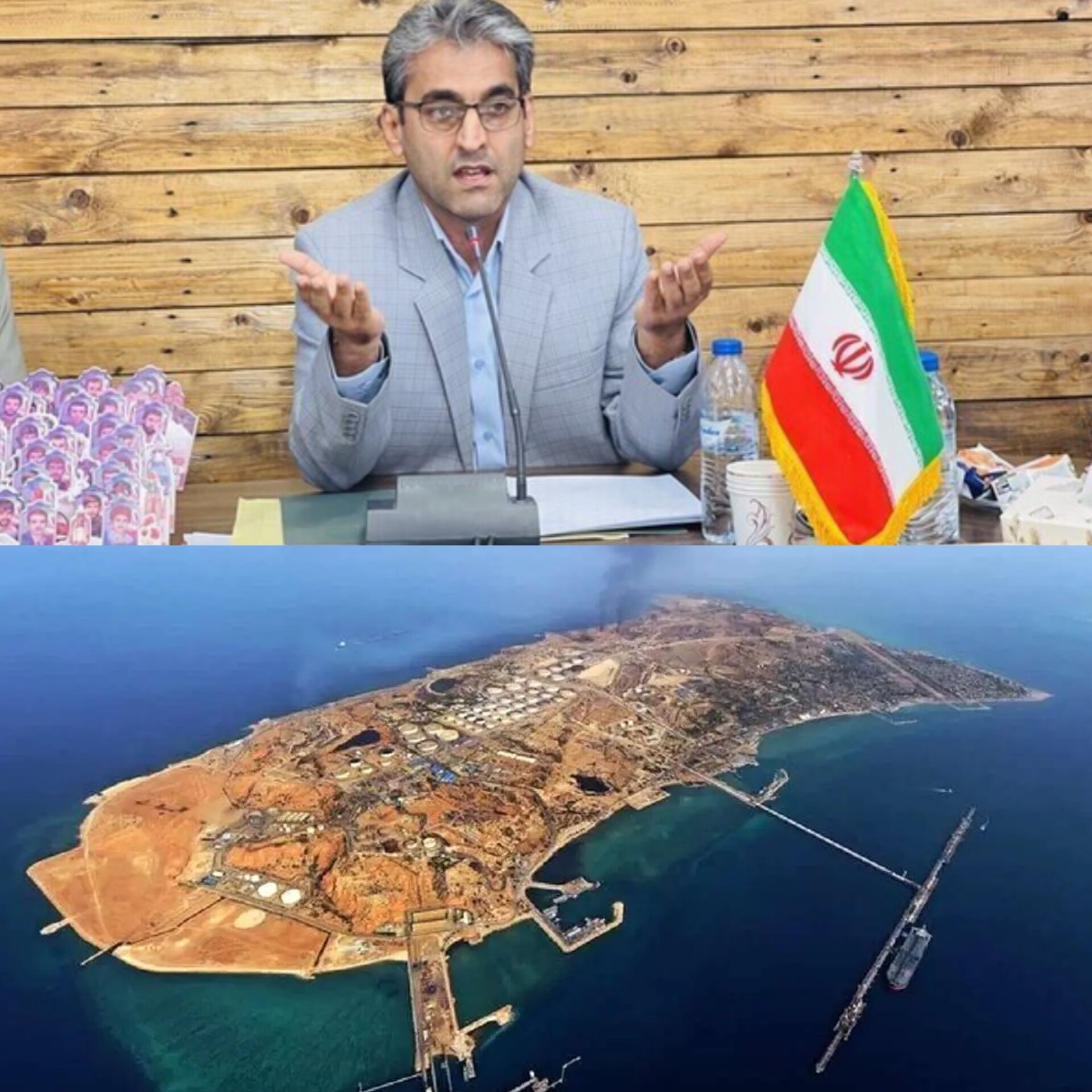 ۵۴۸ اصابت موشک، صادرات نفت از جزیره را متوقف نکرد
