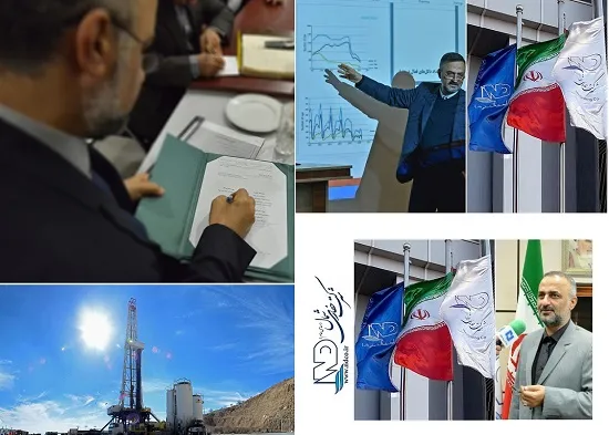 حضور گلپایگانی مدیرعامل حفاری شمال و هیئت همراه، کوهدان مشاور مدیرعامل ، حاتمی رئیس روابط عمومی در استان زرخیز هشت سال دفاع مقدس خوزستان / دیدار با روسای دانشکده صنعت نفت اهواز و آبادان جهت انعقاد تفاهم نامه برای رونق و توسعه صنعت نفت و حفاری شمال/دیدار با روسای واحدهاو پرسنل ستادی، نشست با مدیران ارشد شرکت در اهواز جهت برنامه ریزی و استراتژی جدید گام بلند حفاری شمال برای حمایت از کالای ایرانی/اهم برنامههای مدیرعامل و هیئت همراه در سفر یک روزه به استان/ شرکت حفاری شمال مجهز به تکنولوژی نوین روز و در راستای ارائه عملیات سرویس های حفاری/ حفاری شمال نماد اقتدار ملی و توسعه یافتگی صنعت حفاری ایران