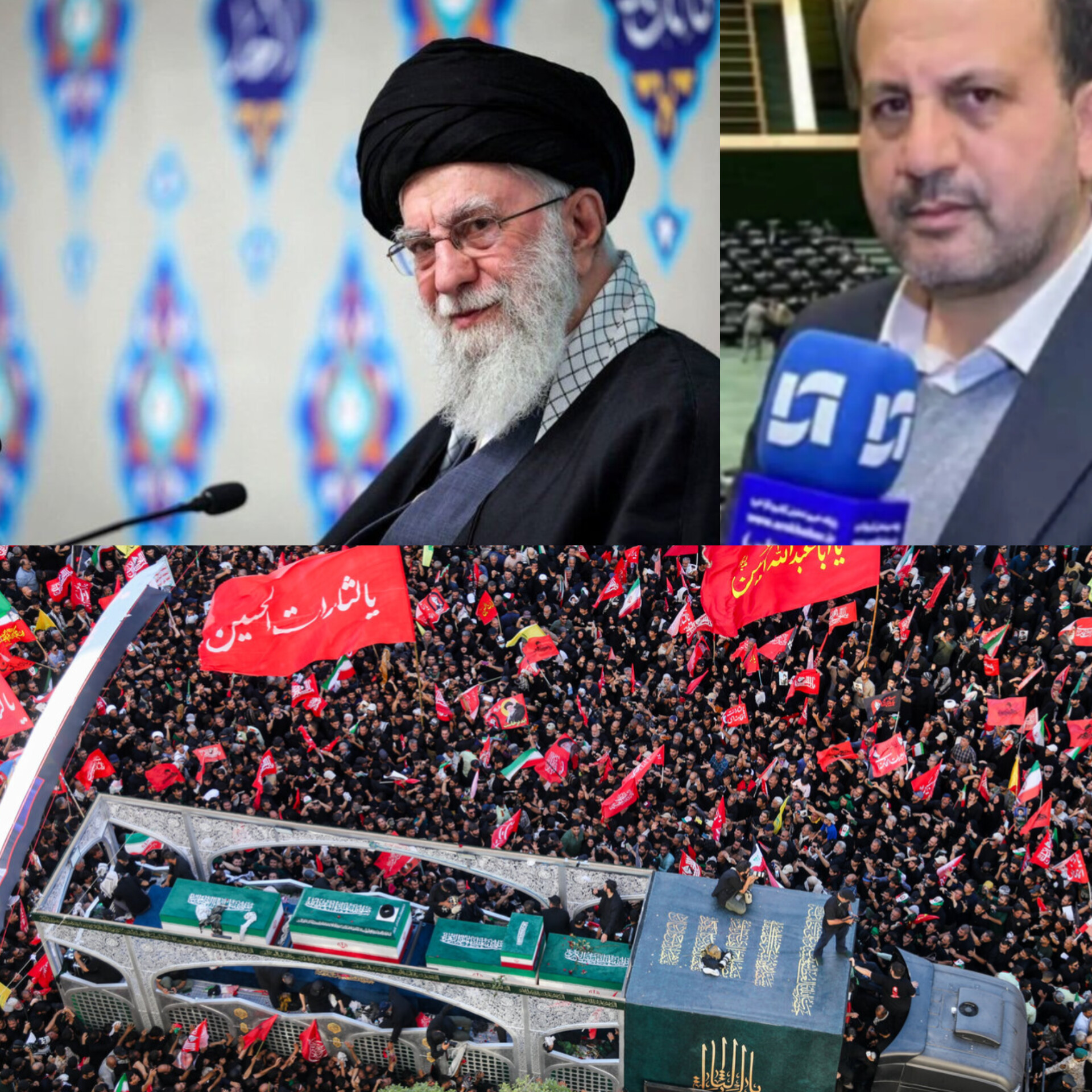 پیام قدردانی رحمت الله نوروزی نماینده مردم علی‌آباد کتول در مجلس شورای اسلامی و رئیس فراکسیون کارگری مجلس، و عضو کمیسیون اجتماعی در پی حضور حماسی ملت در وداع با رهبر شهید