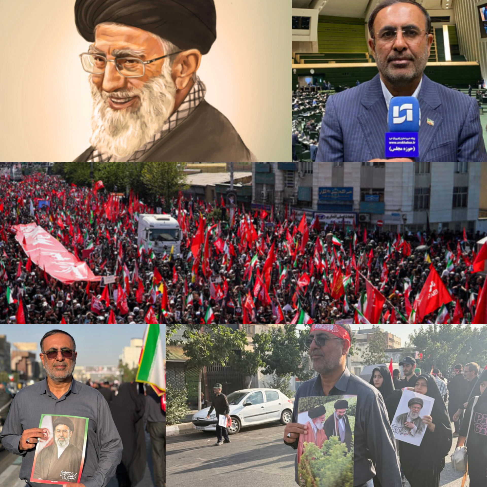حضور منصور شکرالهی، نماینده مردم شریف ۶ شهرستان جنوب کرمان و عضو کمیسیون انرژی مجلس شورای اسلامی در مراسم تشییع رهبر شهید /حضور حماسی مردم در تشییع رهبر شهیدانقلاب، پیام روشنی به جهانیان مخابره کرد