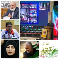 تقدیر قالیباف رئیس مجلس از همتی رئیس کل جمعت هلال احمر کشور و سازمان جوانان جمعیت هلال کشور/درخشش سازمان  جوانان جمعیت هلال در مراسم اختتامیه  جشنواره(رفیق خوشبخت ما)/لحظاتی پیش در تهران باغ موزه دفاع مقدس با حضور قالیباف رئیس  مجلس،تعدادی از نمایندگان  مجلس و همتی رئیس کل جمعت هلال احمر کشور و دختر شهید سردار سپهبد  حاج قاسم سلیمانی برگزار شد