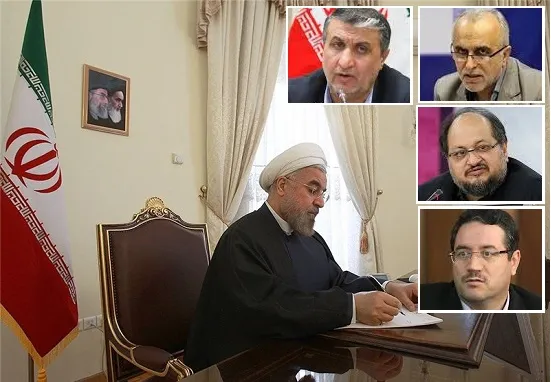 روحانی ۴ وزیر پیشنهادی را به مجلس معرفی کرد/ فرهاد دژپسند برای وزارت اقتصاد/ محمد شریعتمداری
برای وزارت کار/ رضا رحمانی برای وزارت «صمت»/ محمد اسلامی برای وزارت راه و شهرسازی