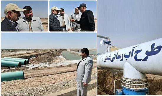 طلسم سوسنگر، آبادان، خرمشهر و شادگان شکسته شد/ امشب کام شهرهای آبادان و خرمشهر شیرین می شود/ اردکانیان وزیر نیرو و هیئت همراه جهت بهره برداری و افتتاح پروژه بزرگ آبرسانی غدیر 2 وارد خوزستان می شود/ اقتدار قرارگاه خاتم الانبیا(ص) در عملکرد آب غدیر قابل تقدیر است/ پروژه غدیر2 قبل از تاریخ مقرر به بهره برداری می رسد/ بازهم رسانه های خارجی سرشان به سنگ خورد/ نمایندگان سوسنگرد و آبادان در این راستا پیگیری های ویژه ای کردند